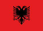 albanische Flagge